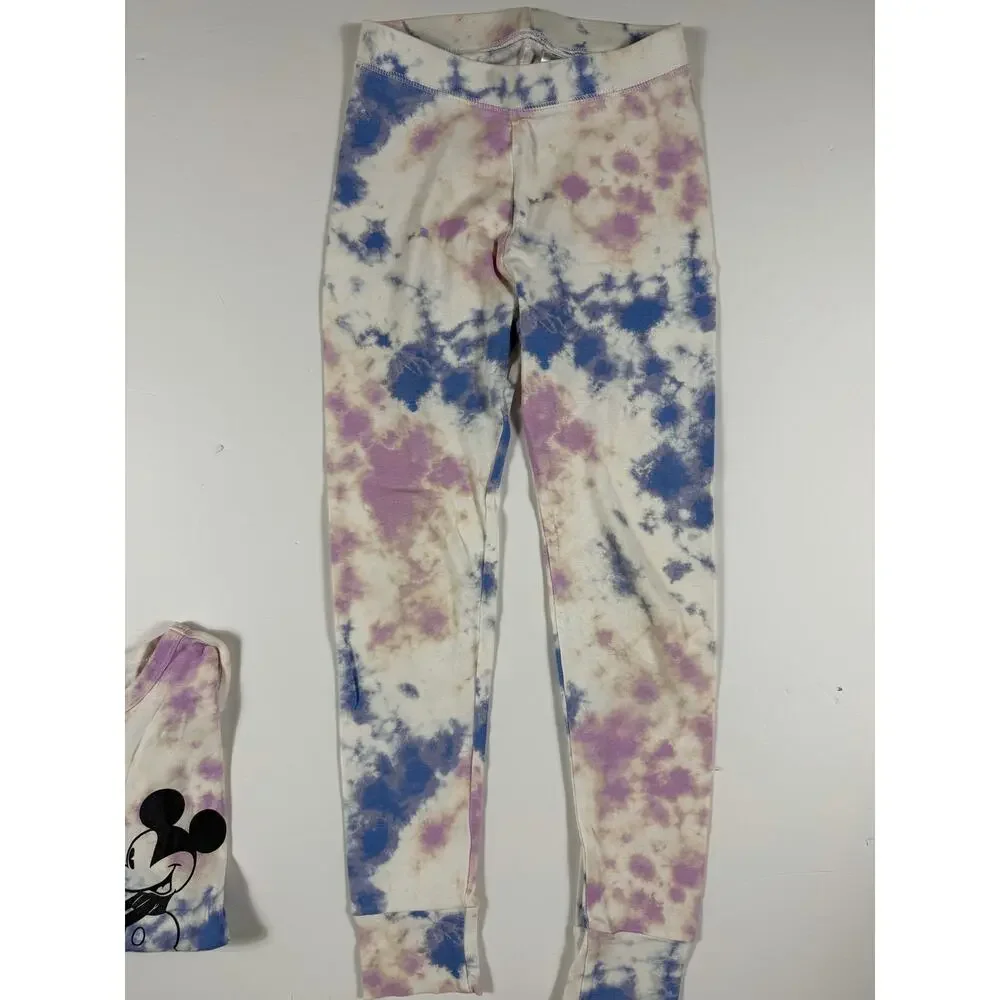 Gap Kids Disney Mickey & Minnie Tie Dye Pajama Set Girls Size 10